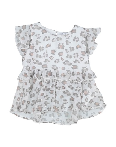 MEILISA BAI Top Bianco 100% Poliestere