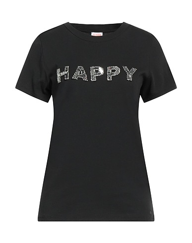 SUN 68 T-shirt Nero 100% Cotone