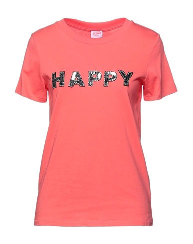 SUN 68 T-shirt Salmon pink 100% Cotton