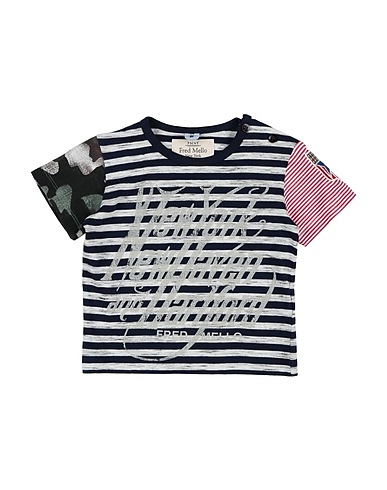 FRED MELLO T-shirt Midnight blue 100% Cotton