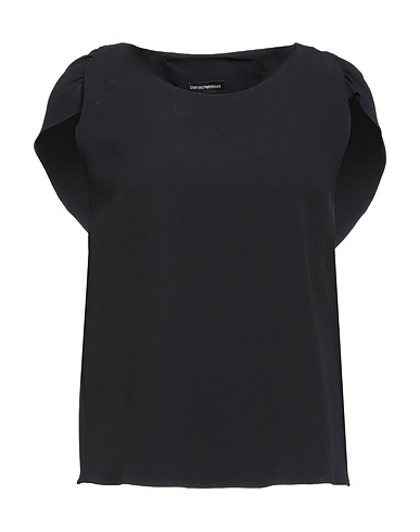 EMPORIO ARMANI Top Midnight blue 50% Viscose, 47% Acetate, 3% Elastane