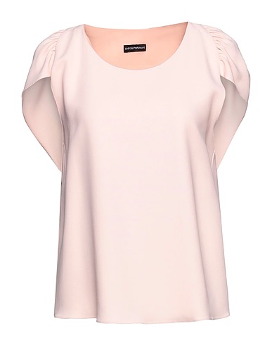 EMPORIO ARMANI Top Pink 50% Viscose, 47% Acetate, 3% Elastane