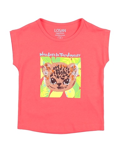 LOSAN T-shirt Coral 100% Cotton