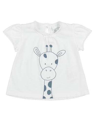 KID'S COMPANY T-shirt Bianco 94% Cotone, 6% Fibre elastiche