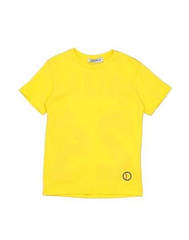 OVER/D T-shirt Yellow 100% Cotton