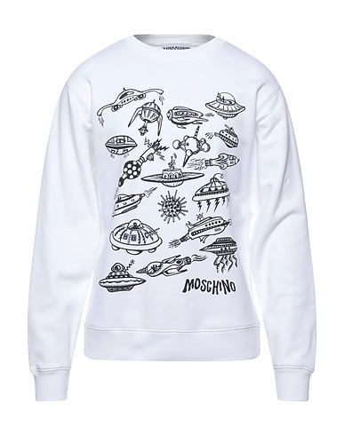 MOSCHINO Sweatshirt White 100% Cotton