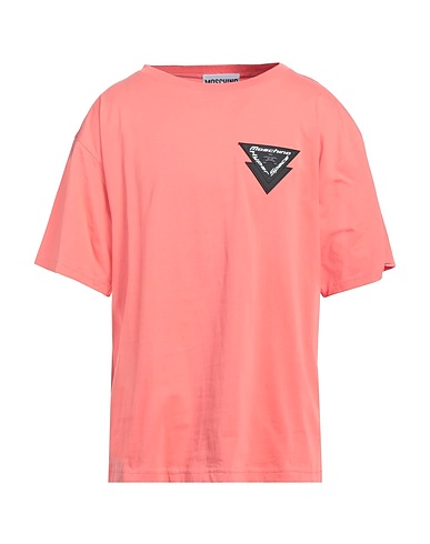 MOSCHINO Basic T-shirt Salmon pink 100% Cotton