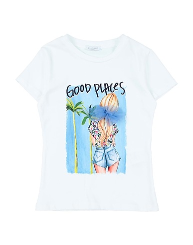 MEILISA BAI T-Shirt Weiß 94% Baumwolle, 6% Elastan