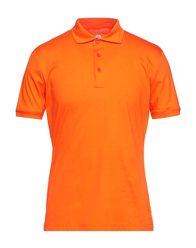 PEOPLE OF SHIBUYA Polo shirt Orange 100% Cotton