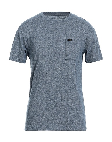 LEE T-Shirt Marineblau 100% Baumwolle