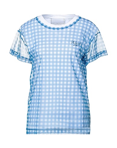 PHILOSOPHY di LORENZO SERAFINI T-shirt Blue 100% Cotton