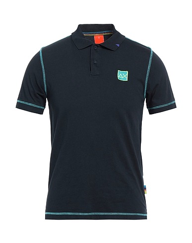 SUN 68 Polo shirt Midnight blue 100% Cotton