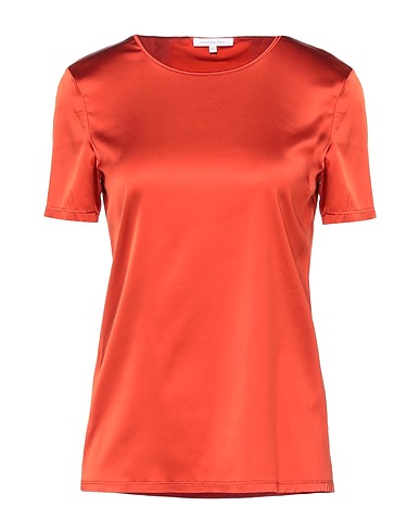 PATRIZIA PEPE Top Orange 67% Viscose, 28% Polyamide, 5% Elastane