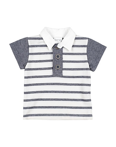 KID'S COMPANY Polo Blanc 96% Coton, 4% Élasthanne