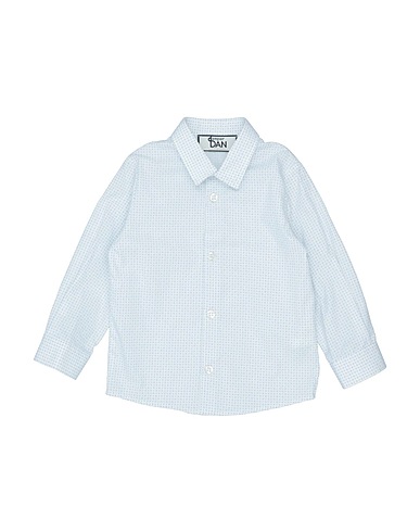 DAMPER DAN Patterned shirt White 100% Cotton