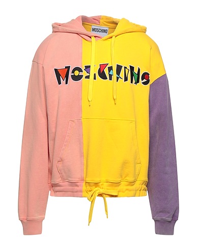 MOSCHINO Hooded sweatshirt Yellow 100% Cotton