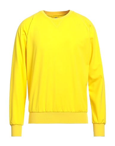 PEOPLE OF SHIBUYA Sweatshirt Yellow 58% Rayon, 34% Polyamide, 8% Elastane