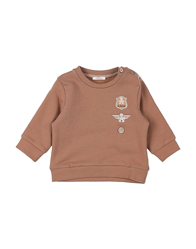 LE BEBÉ Sweatshirt Light brown 94% Cotton, 6% Elastane