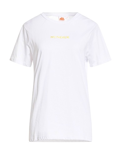 SUNDEK T-shirt Bianco 100% Cotone
