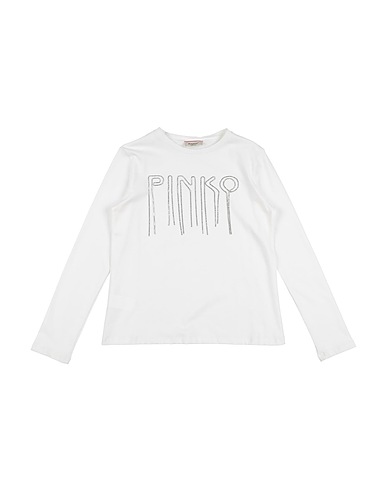 PINKO UP T-shirt Ivory 100% Cotton