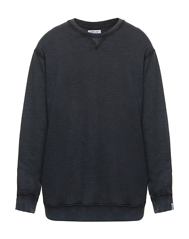 REPLAY Sweatshirt Midnight blue 100% Organic cotton