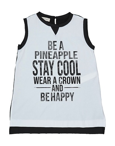 TWINSET T-shirt Λευκό 97% Πολυεστέρας, 3% Ελαστάνη, Βαμβάκι