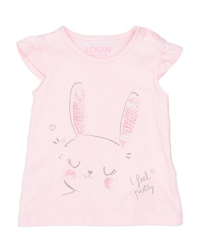 LOSAN T-shirt Pink 100% Cotton