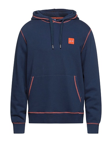 SUN 68 Hooded track jacket  Midnight blue 100% Cotton
