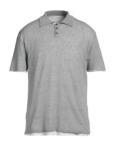 DANIELE FIESOLI Jumper Light grey 90% Linen, 10% Polyamide, Cotton