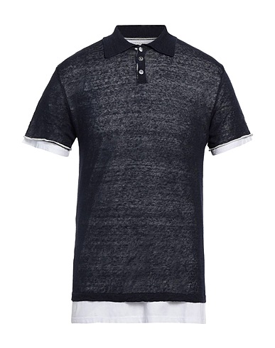 DANIELE FIESOLI Sweater Midnight blue 90% Linen, 10% Polyamide, Cotton