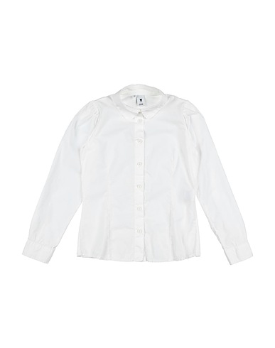 EUROPEAN CULTURE Camicie e bluse tinta unita Bianco 97% Cotone, 3% Elastan