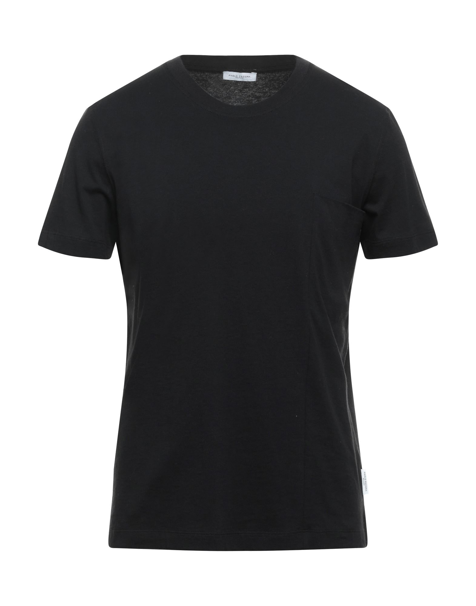 Tシャツ・カットソー PAOLO PECORA Men T-shirt Grey A020F100 8758 white-t-shirt-paolo-pecora.jpg