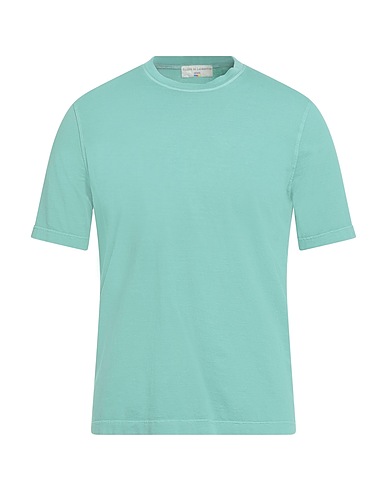 FILIPPO DE LAURENTIIS Basic T-Shirt Säuregrün 100% Baumwolle