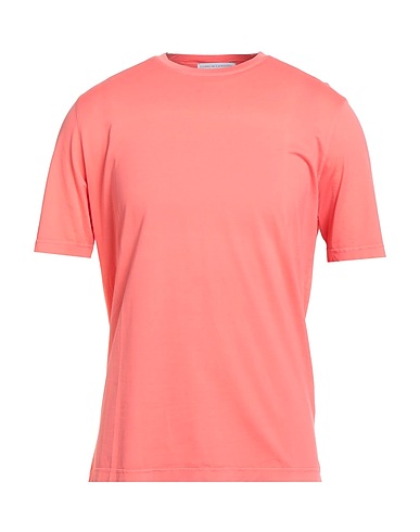 FILIPPO DE LAURENTIIS Basic T-Shirt Salmon pink 100% Cotton