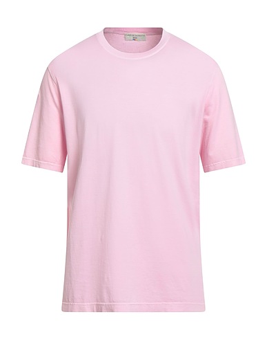 FILIPPO DE LAURENTIIS Basic T-Shirt Pink 100% Cotton