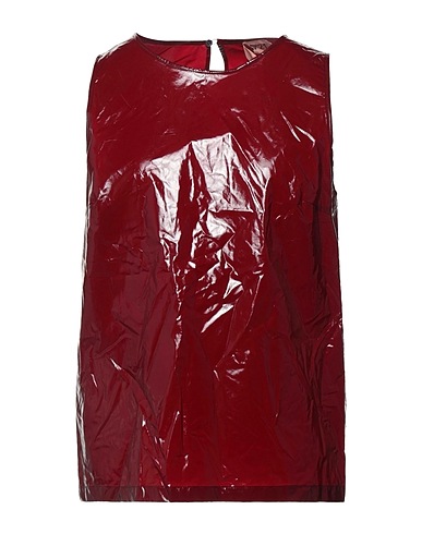 N°21 Evening top Burgundy 100% Silk, Polyurethane