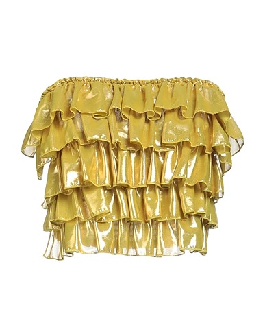 ANIYE BY Top Giallo ocra 100% Poliestere