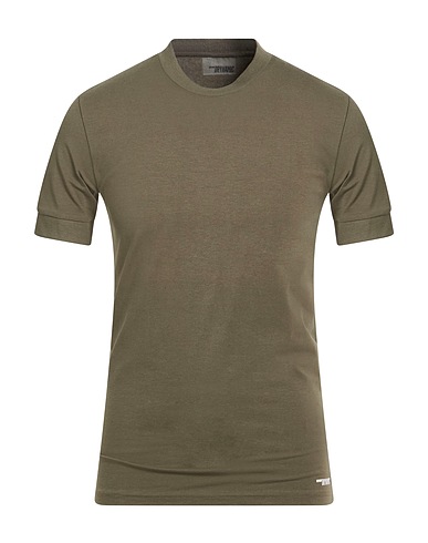DRYKORN Basic T-Shirt DRYNAMIC VERDE MILITARE 94% Cotton, 6% Elastane