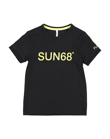 SUN 68 T-shirt Black 100% Cotton