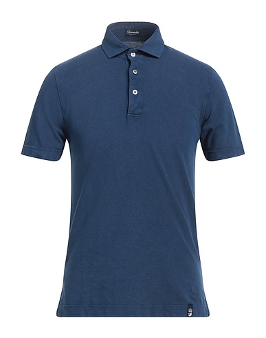 DRUMOHR Polo shirt Blue 100% Cotton