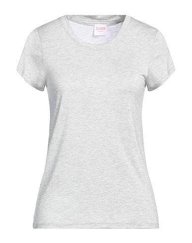 SUN 68 T-shirt Grigio chiaro 100% Modal