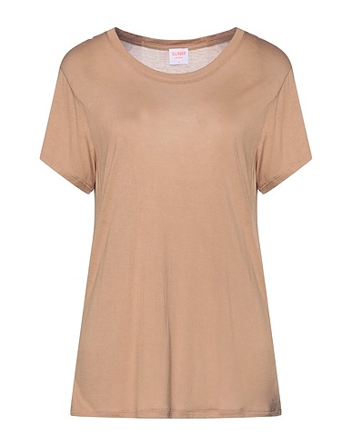 SUN 68 T-shirt Cammello 100% Modal