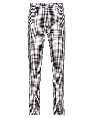 GREY DANIELE ALESSANDRINI Casual pants White 63% Cotton, 34% Polyamide, 3% Elastane