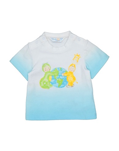 NEWBORN T-shirt Sky blue 95% Cotton, 5% Elastane