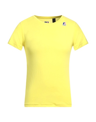 K-WAY T-shirt Giallo 100% Cotone