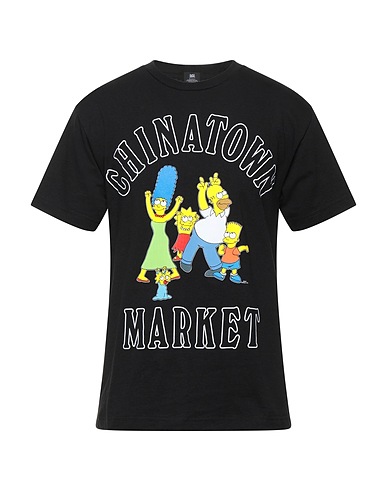 MARKET T-shirt Nero 100% Cotone