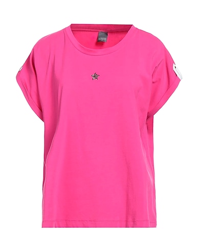 LORENA ANTONIAZZI Basic T-Shirt Fuchsia 92% Cotton, 8% Elastane