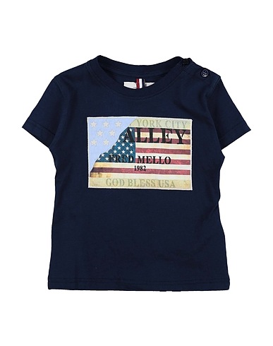 FRED MELLO T-shirt Midnight blue 100% Cotton