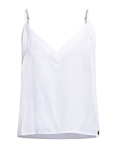 SUN 68 Hemdchen Weiß 55% Viskose, 45% Polyester
