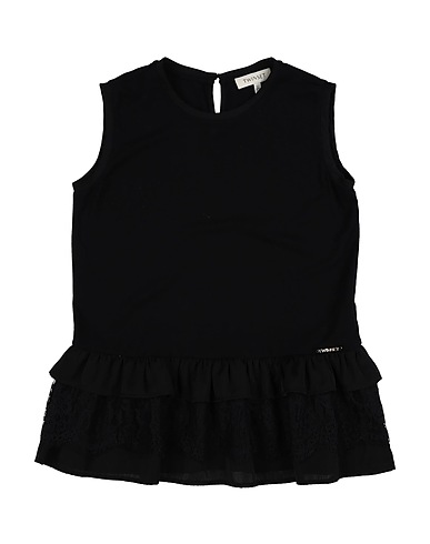 TWINSET Canotta Nero 95% Viscosa, 5% Elastan